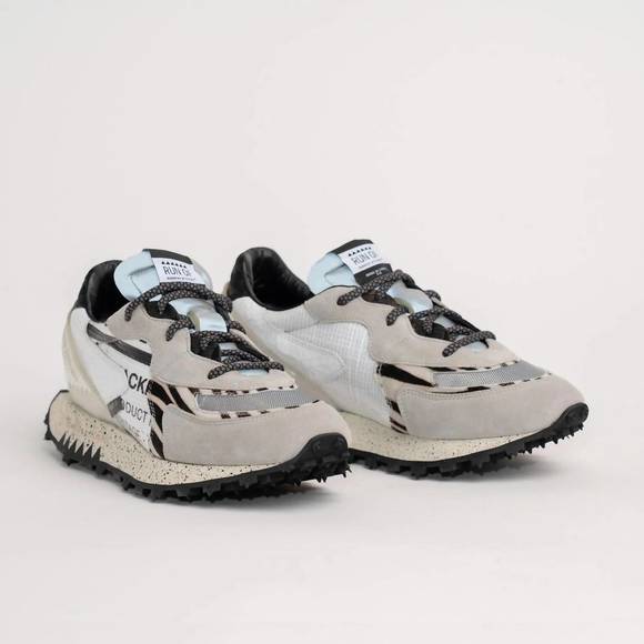 NEW RUN OF men's shuttle sneaker in grey - Picture 2 of 5